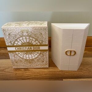 Christian Dior Decorative Box Set - White & Gold New